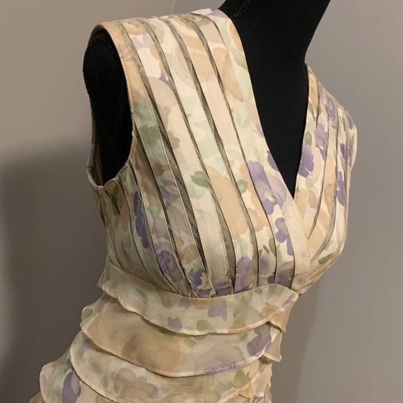 Jessica Midi Multilayer Chiffon Dress - Picture 6 of 12